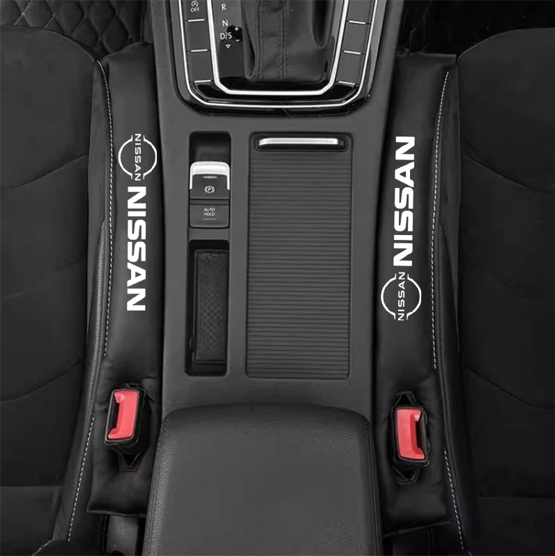 2 قطعة مقعد السيارة الفجوة ملء المكونات وسادة الجانب التماس مانعة للتسرب قطاع لنيسان قاشقاي جوك بولسار سنترا ألتيما باترول ميكرا روجو