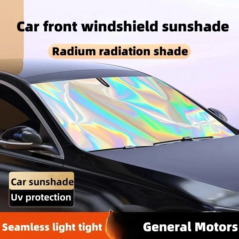 Car Front Windshield Sunshade Cover For Tesla Model 3 Model Y Car Front Window Sunshade Upgrade Laser Car Front Window Accessory