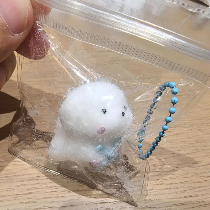 

1 шт., подвеска в виде сумки с животными, липкая TPR Squishys, мини-собака, снятие стресса, новая игрушка-непоседа, реквизит для декомпрессии