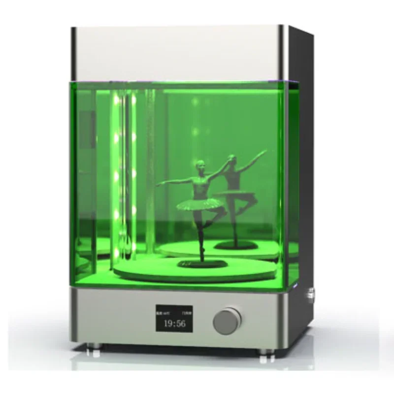 

3D Resin UV Rotating Curing Machine Intelligent UV Wavelength LED Rotating Curing Box Chamber for 3D Printer Resin New Desktop