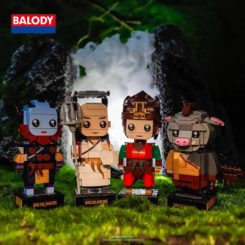 BALODY Genuine Mini Sun Wukong Series 3D Cartoon Tang Sanzang Emulational Movie Merchandise Collect Toys Kids Holiday Gift