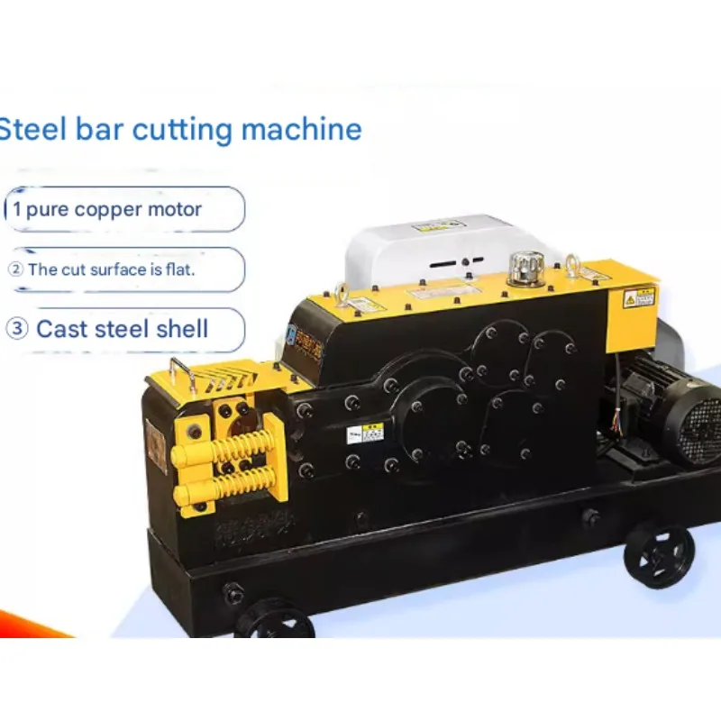 Heavy Duty Rebar Cutter Electric Steel Bar Cutting Machine For Round Steel Threaded Rod Flat Iron Section