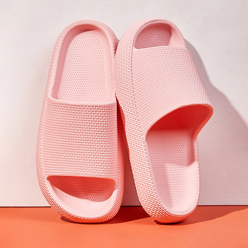 Fashion Summer Couple Non-slip Flat Slides Thin Seabeach Sandals Men Women Casual Slippers Ladies' Home Indoor Flip Flops image 3