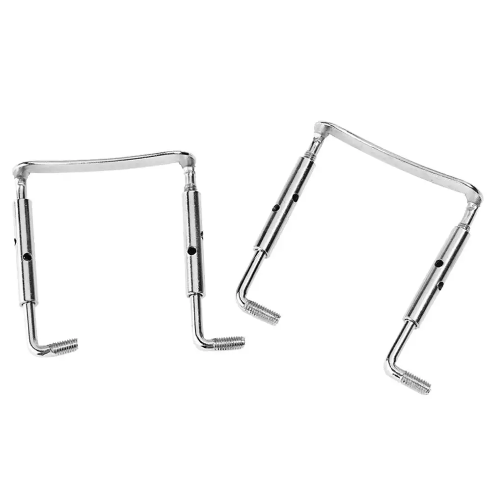 

2 Pcs Violin Chinrest Screws 4 3 4 Size Silver Color Smooth Polishing Rustproof Durable Easy Install Musical Instrument Parts