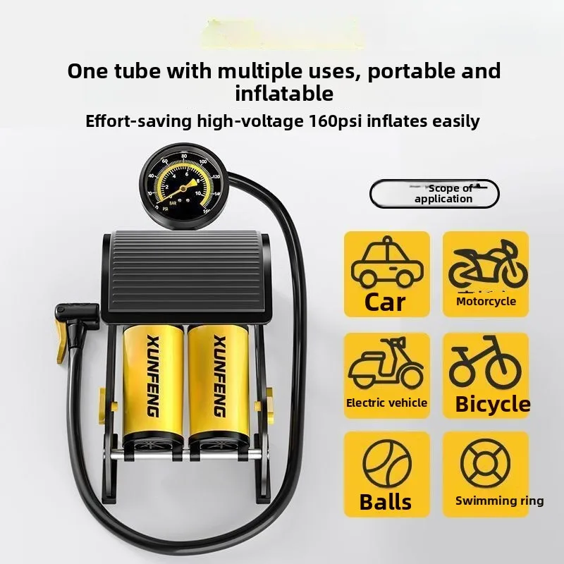 

Manual Car on-board Air Pump Tire High Pressure Air Pump for Car Mechanical Tire Pressure Inflator