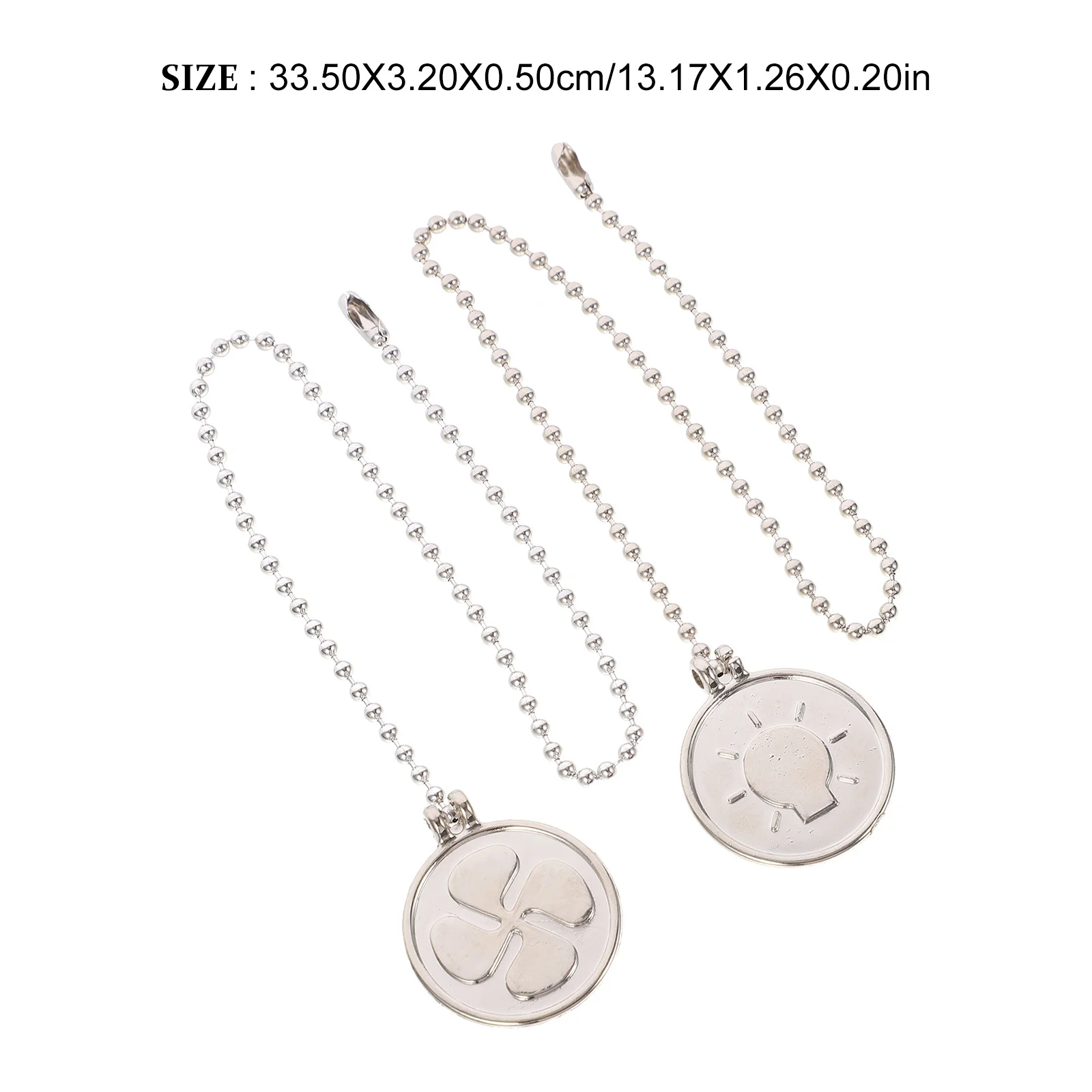 2Pcs Ceiling Fan Pull Pendant Light Pull Chain Extension Add Charm to Your Space Fan Pulls Decorative