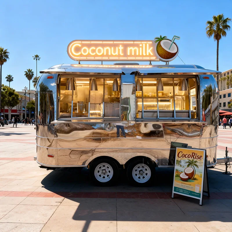 

Hot Sale Taco Food Truck Catering Trailer Vending Cart Vintage Food Stand Cooking Bar Restaurant Mobile Food Trailer