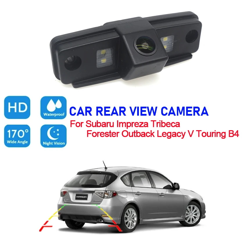 

Car Rear View Reverse Back Up Parking Camera HD Night Vision For Subaru Impreza Tribeca Forester Outback Legacy V Touring B4