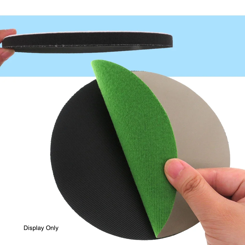 Tampone tampone interfaccia cuscino in spugna morbida con gancio e anello da 7 pollici 180 mm per levigatrice Bcaking Pad e disco abrasivo