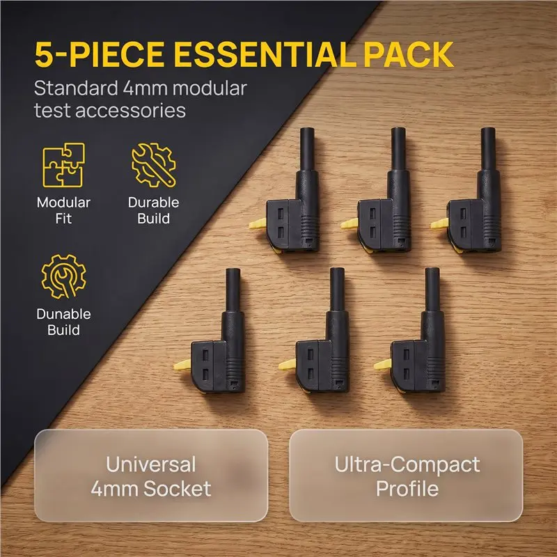 4Mm Quick Connect Banana Plug 32A High Current Banana Plug Solder Free Electrical Test Connector view 6