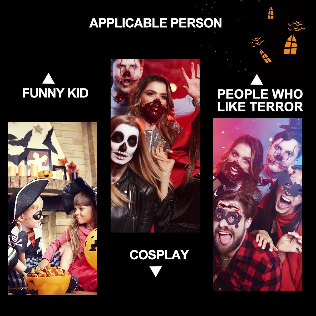 

2Pcs Witch Hat Halloween Hair Clips Lightweight Halloween Hairpin Costume Party Hair Accessory Fun Hairpin for Women