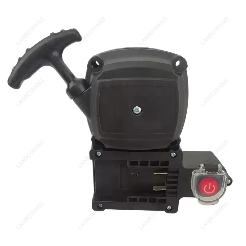 G45/40F‑5 Two‑Stroke Engine Recoil&Electric Starter Assembly Ground Drill Lawn Mower Pull Start Disk Garden Machinery Accessory