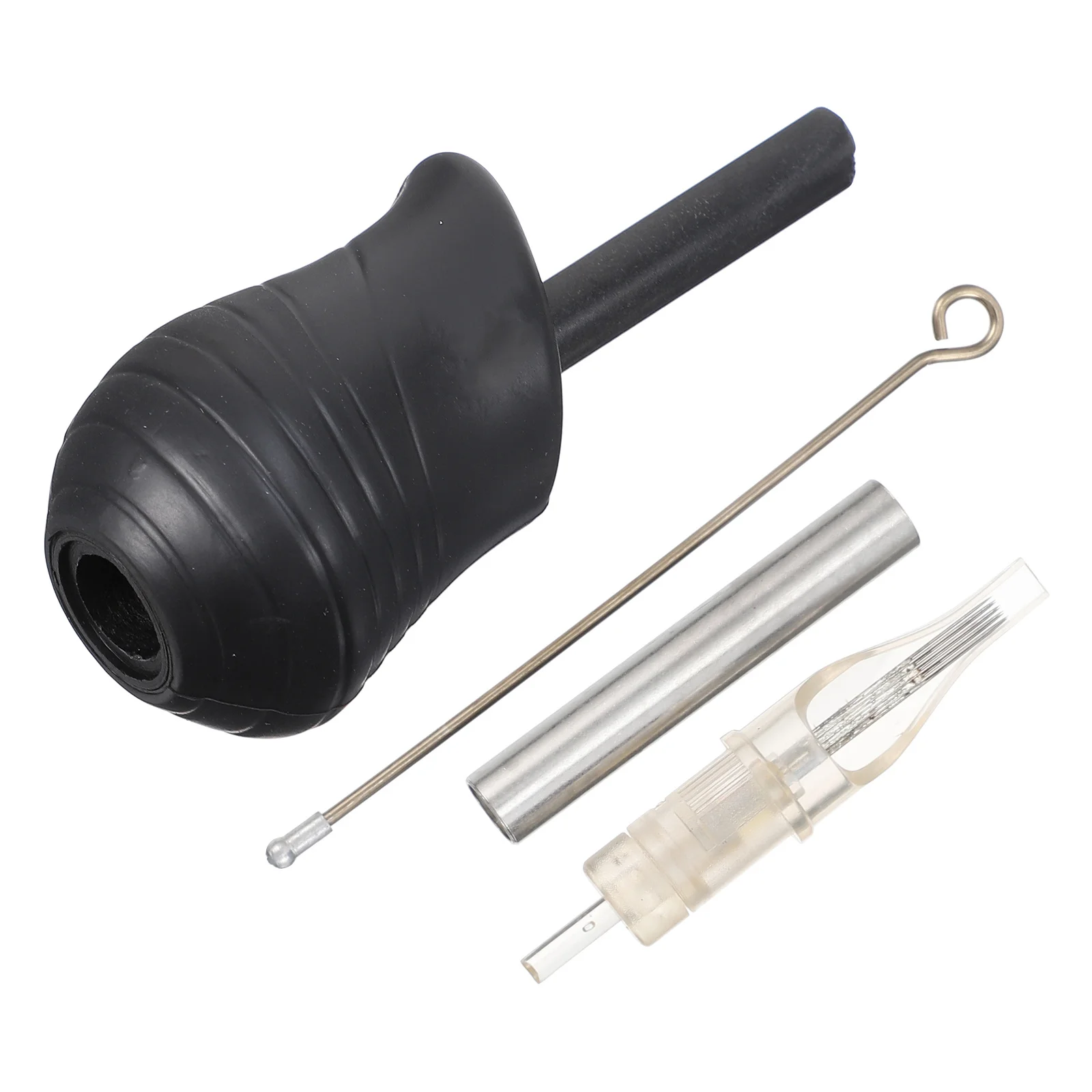 

1Set Black Silicone Handle Ergonomic Grip Machine Accessories Supplies Grip Silicone Handle Supplies