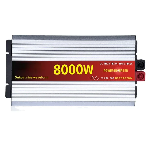 

Power Pure Sine Wave Inverter 8000w dc to ac Car Inverter 12v 220v Invertor Power 8KW 24V 48V