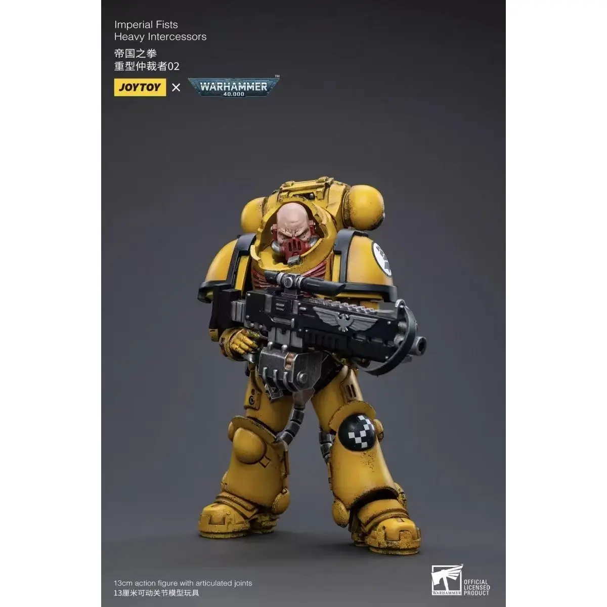 

In Stock JOYTOY 1/18 Action Figure Warhammer 40K Imperial Fists Heavy Intercessors Rogfried Pertanal Action Figure Model Toys