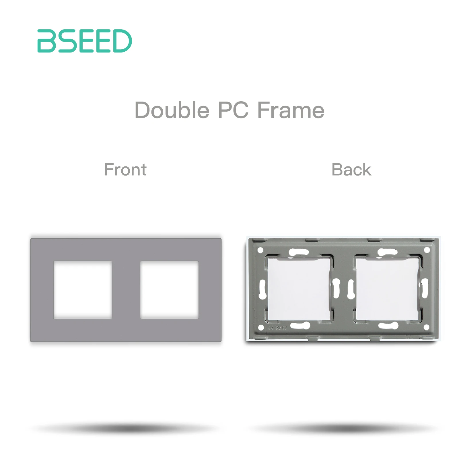 BSEED Stopcontact Internet Cat6 Onderdelen Kunststof frame USB Type-C Oplaadpoort TV HDMI-interface DIY Functie Onderdeel Gratis combinatie