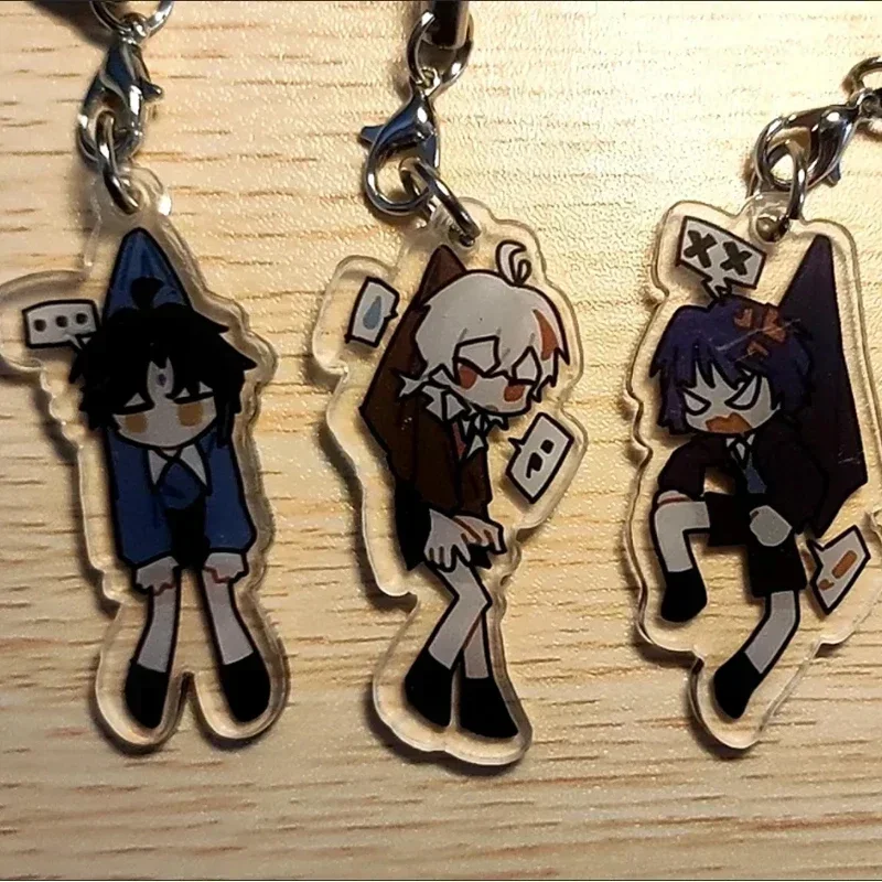 Game Anime Impact Scaramouche (Being Pulled by the Collar) Strap Lanyards For Mobile Phone Case Keychain Car Chain Cover Hang view 2