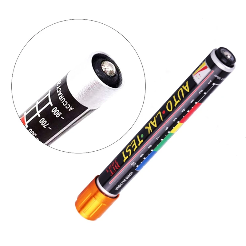 2X Car Paint Thickness Tester Pen Portable Car Paint Coating Tester Meter Thickness Meter Gauge Crash For Car