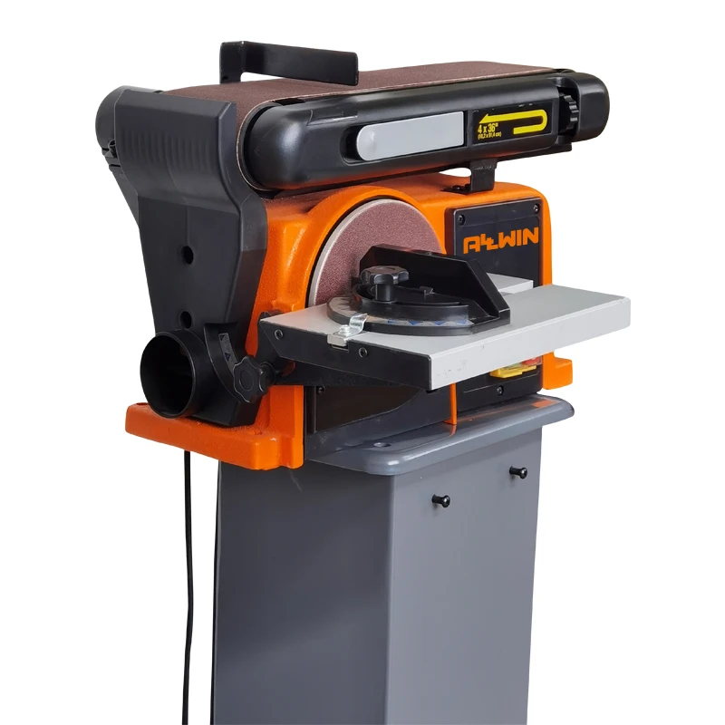 Allwin 230-240V Fast Delivery Compact Woodworking Bench Disc Belt Sander with Milter Gauge