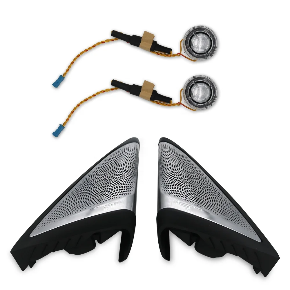 Car Interior Door Handle Door Stereo Audio Speaker Frame Cover Trim for New 5 Series G30