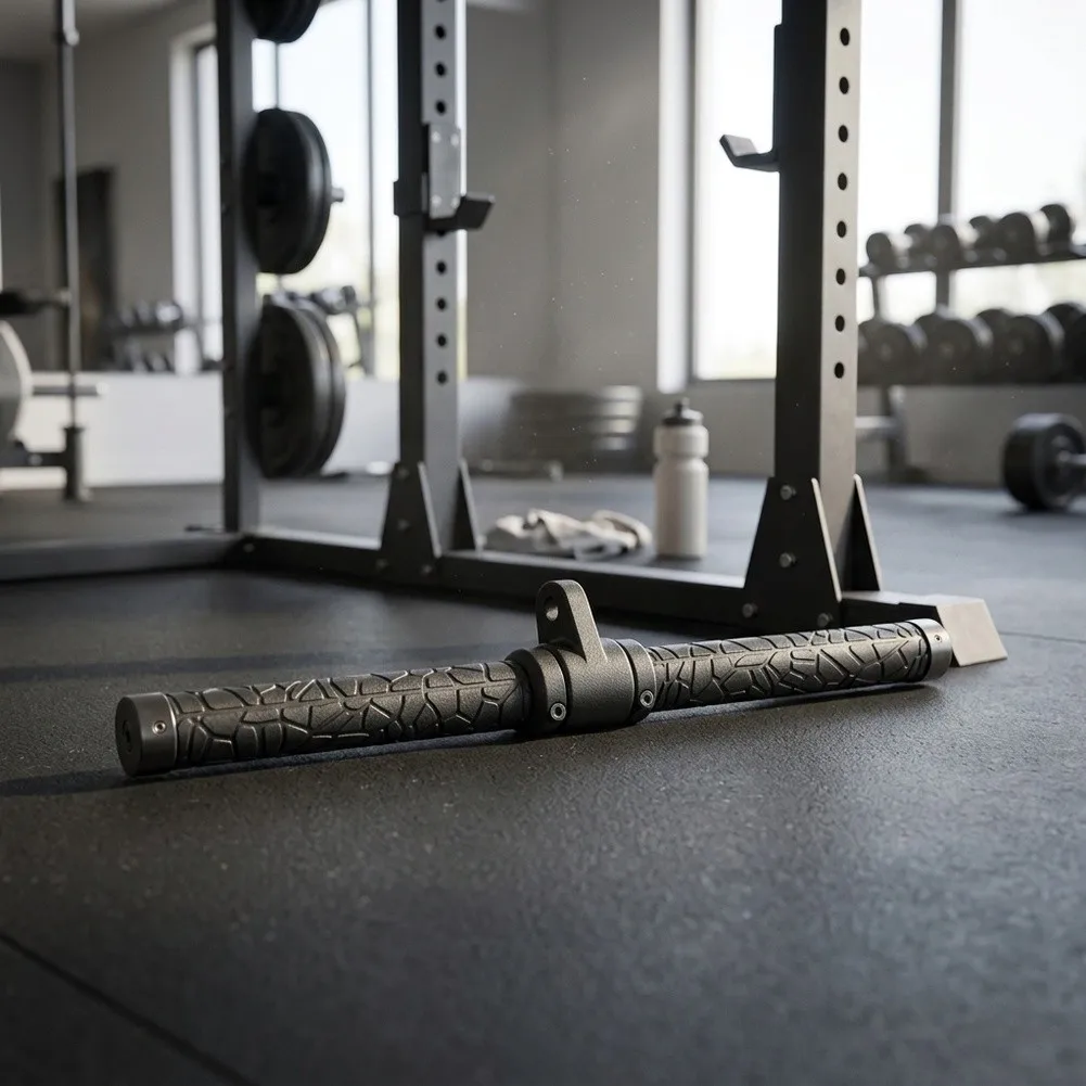 Rotating Gym Handle Lat Pulldown Handle For Lat Pulldowns Soft Non-slip Grip Plastic Overlay Design High-intensity Training