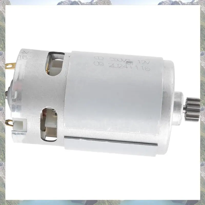 2025 الاتجاه 1 قطعة تيار مستمر RS550 موتور 13 الأسنان استبدال الملحقات ل مثقاب لاسلكي مفك GSR GSB 12 فولت قطع الغيار