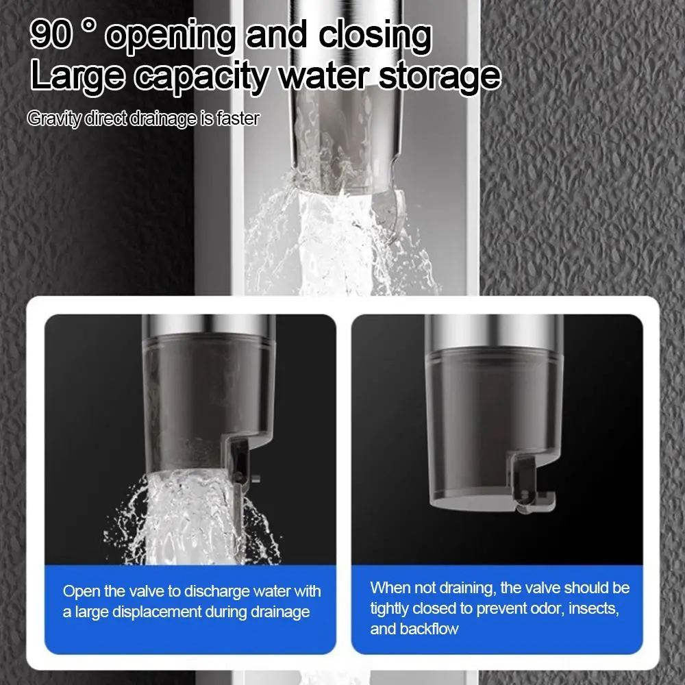 Stainless Steel Floor Drain Core Anti Odor Insect Proof Removable Seal Stopper Odor Control Easy Install Basin Drain Filter