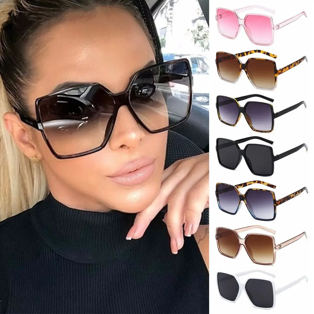 

Luxury Eyewear Big Frame Square Sun Glasses UV Protection Oversized Sunglasses Fashion Shades