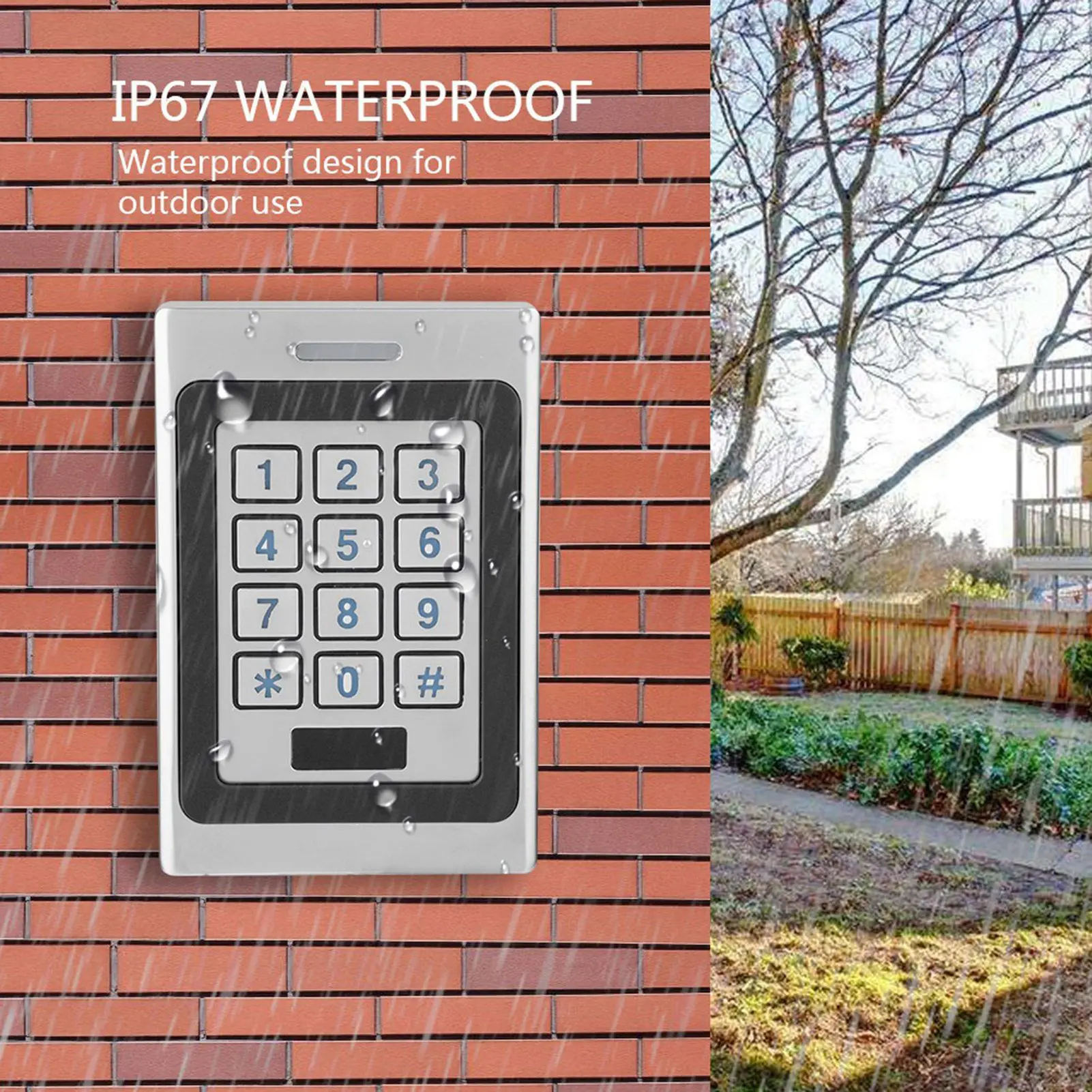 IP67 RFID Card Door Access Controller Keypad Security Door Access Control System Access Controller Security Door Access Control