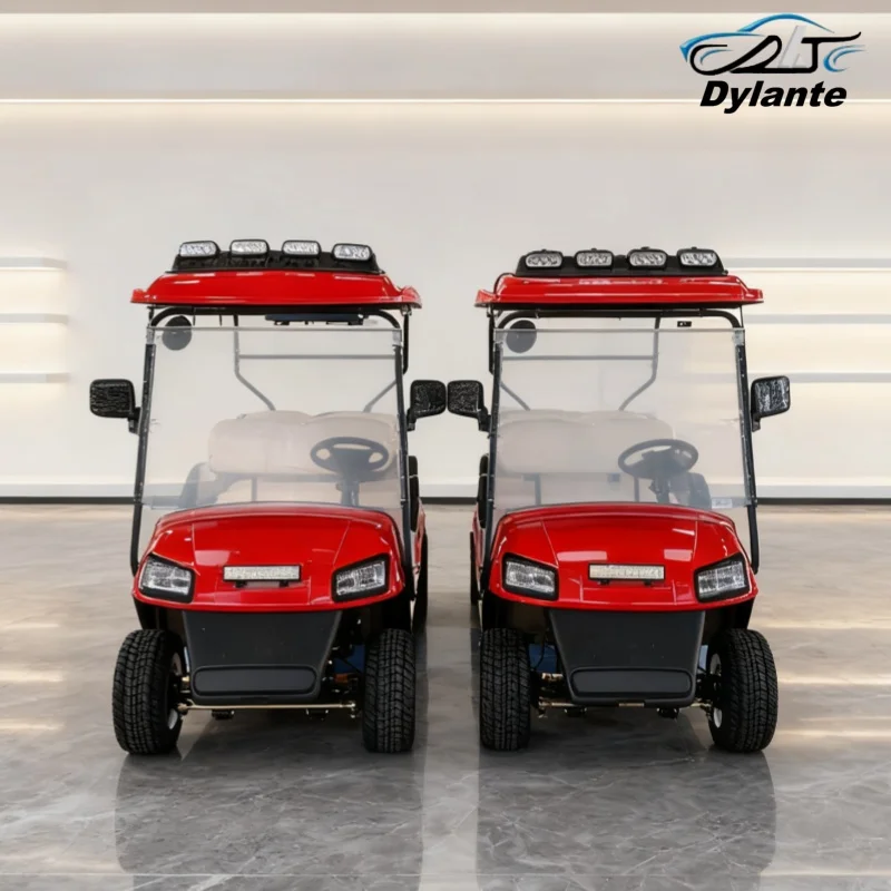 Customized New Version Electric Golf Cart With 2 4 6 Seats China Manufacture Metal Electric Golf Cart Electric Off-Road Vehicle