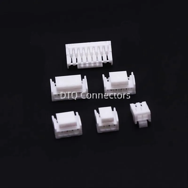 50PCS GH connector 1.25mm Pitch JST GH1.25 Housing with Lock 2P 3P 4P 5P 6P 7P 8P 10P