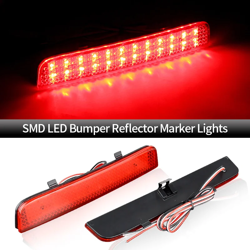 

2 шт. для Land Rover Range Rover L322 Freelander LR2 светодиодный фонарь заднего бампера, отражатель стоп-сигнала, автомобильные предупреждающие противотуманные фары LR006348