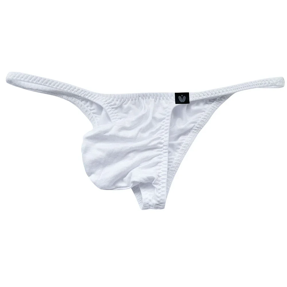 Micromini-ropa interior Sexy para hombre, Tanga Modal, bragas con bolsa para bulto, suspensorio de realce de caderas