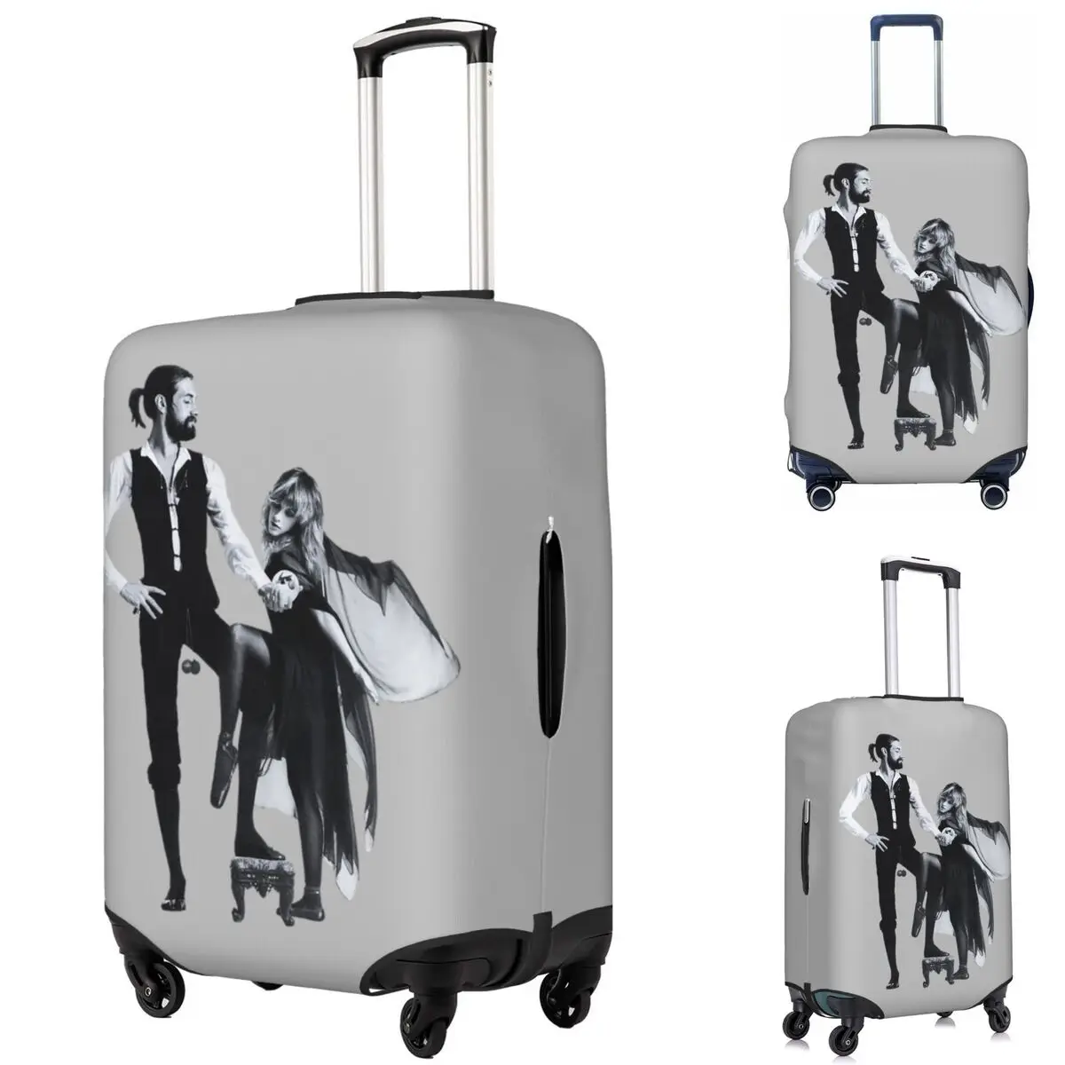 

FLEETWOOD MAC Rumours Suitcase Cover Protection Elastic Travel Luggage Protector Covers for 18-32 Inch