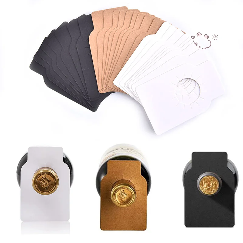 

50pcs Wine Bottle Tags for Wine Racks and Cellars Blank Dual Sided One Size Fits