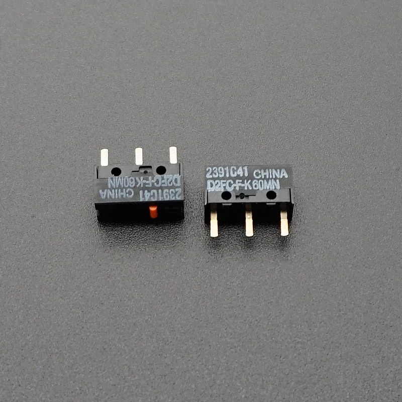 2pcs Mouse Micro switch Microswitch D2FC-F-K 60MN For Logitech G304 305 G403 G502 G603 G703 G900 G903 D2FC-F-7N 10M 20M