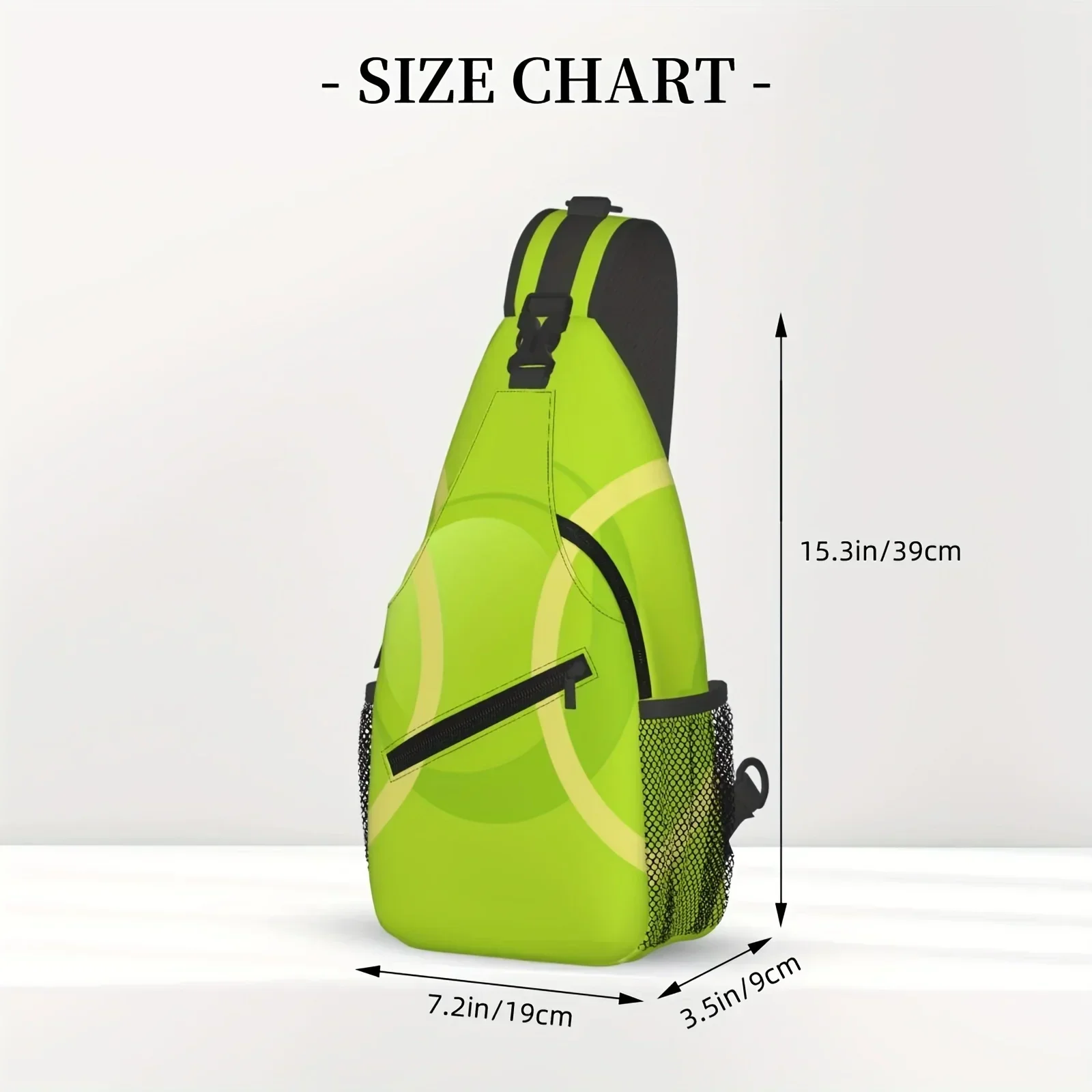 Custom Tennis Ball Sling Bag Chest Bag Sport Tennis Crossbody Bags For Mens Womens