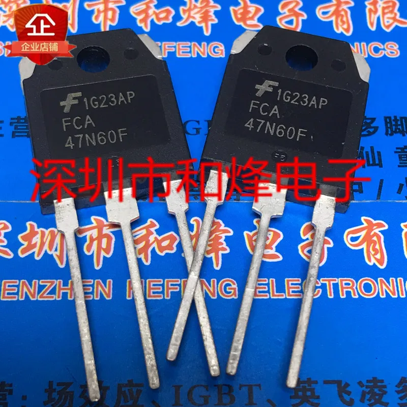 5 pces-10 pces fca47n60f TO-3P 600v 47a novo e original em estoque