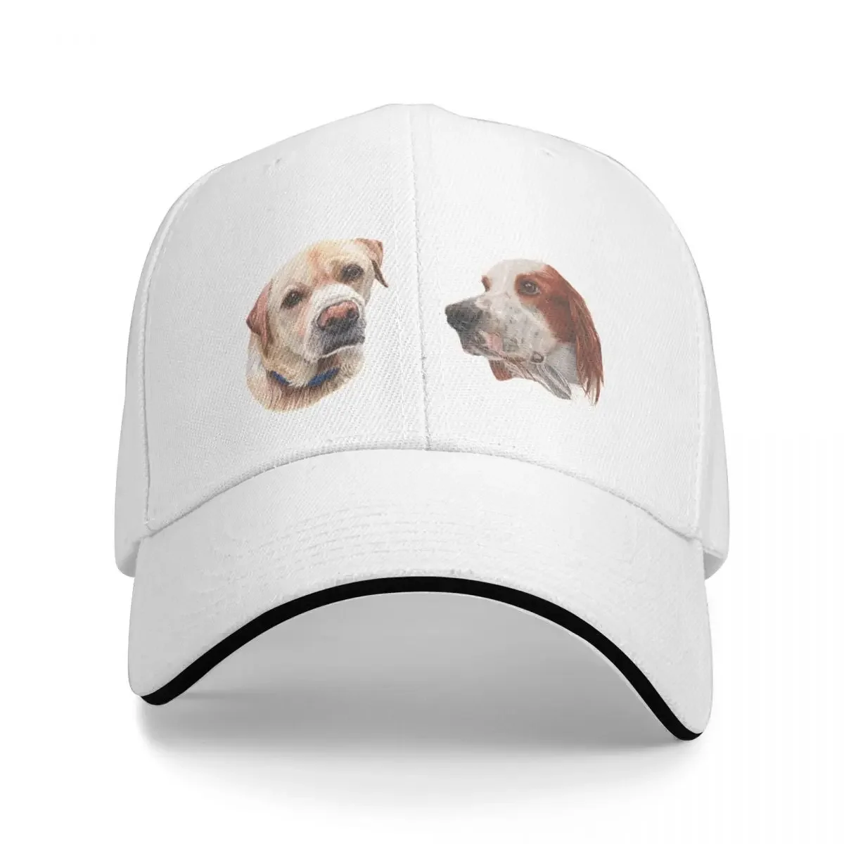 Yellow Labrador and Setter pattern Cap Baseball Cap Ball cap Christmas hats Anime hat caps for women Men's