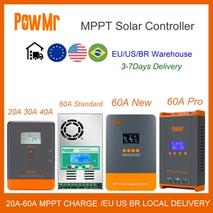 POWMR MPPT 60A 40A 30A 20A LCD Solar Lastcontroller 12V 24V 36V 48 V Automatische Batterie Smart Smart Regulator LifePo4 8 Hauptverkauf Solarpumpe 36V - №6