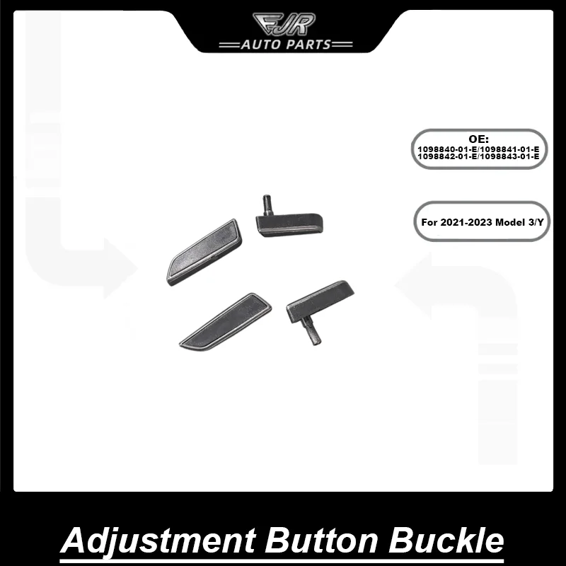 For Tesla 2021-2023 Model 3/Y 1098840-01-E 1098841-01-E 1098840 1098841 1098842 1098843 New Seat Switch Adjustment Button Buckle