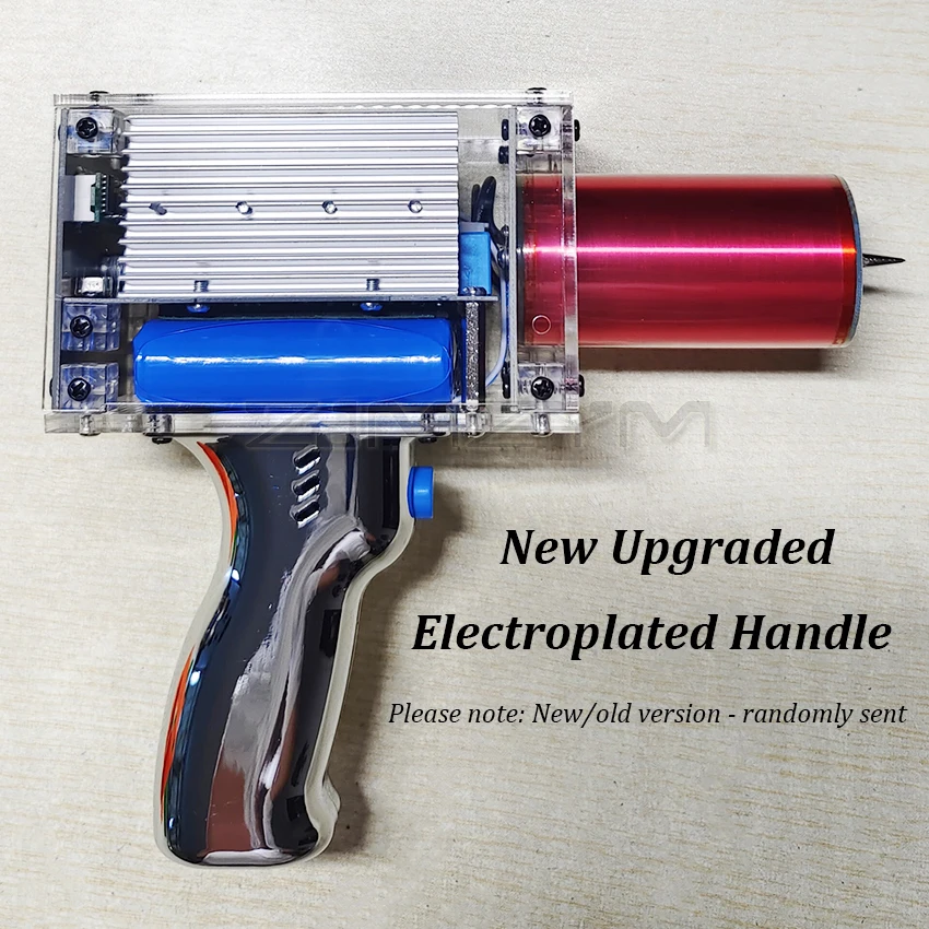 Terza Generazione Più 80W 6A Bobina di Tesla Pistola Portatile Palmare Bobina di Tesla Generatore Ad Alta Tensione Relè Artificiale Bobina di Tesla
