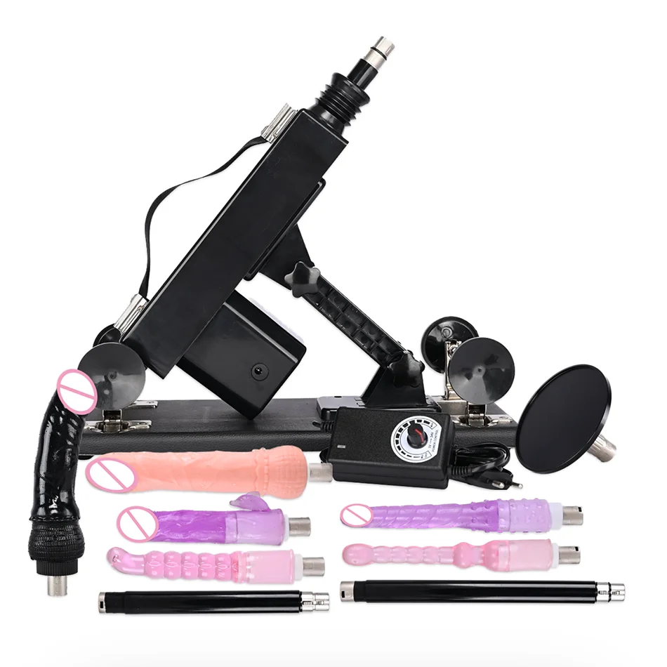 

VAZEEK Female Sex Machine Pumping Vibrator Masturbation Toys Gun with Dildos Attachments Adjustable Speed Couple Love Machine