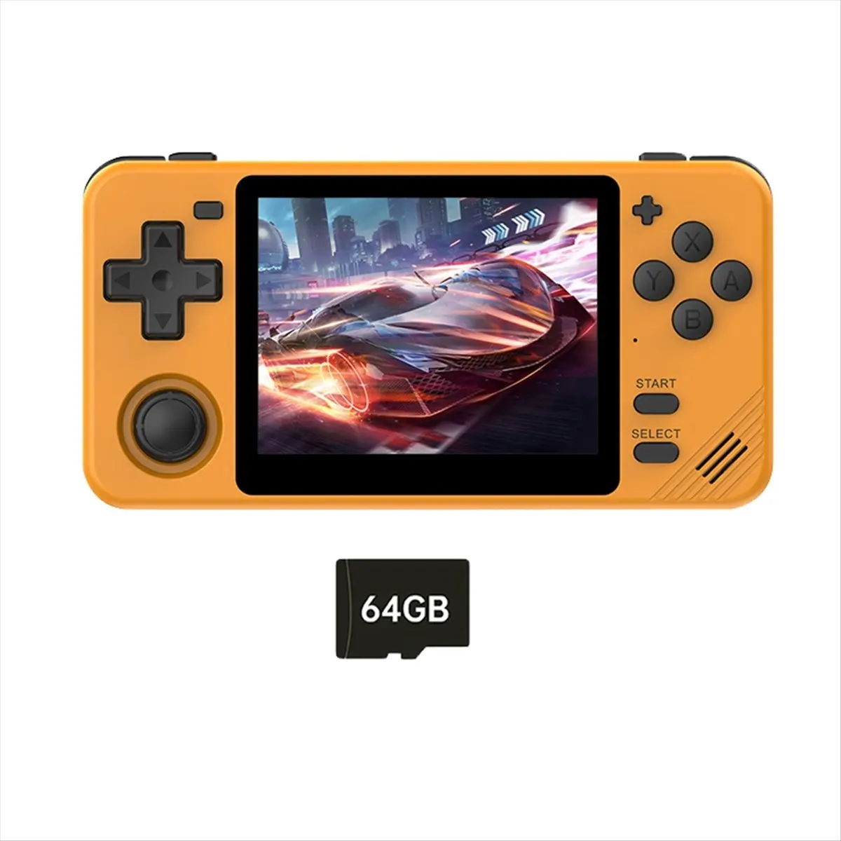 ■★New Arrival Fashion  RGB10X Handheld Game Console 64GB 3.5 Inch IPS Screen Open Source for Simulator Video Game Console A