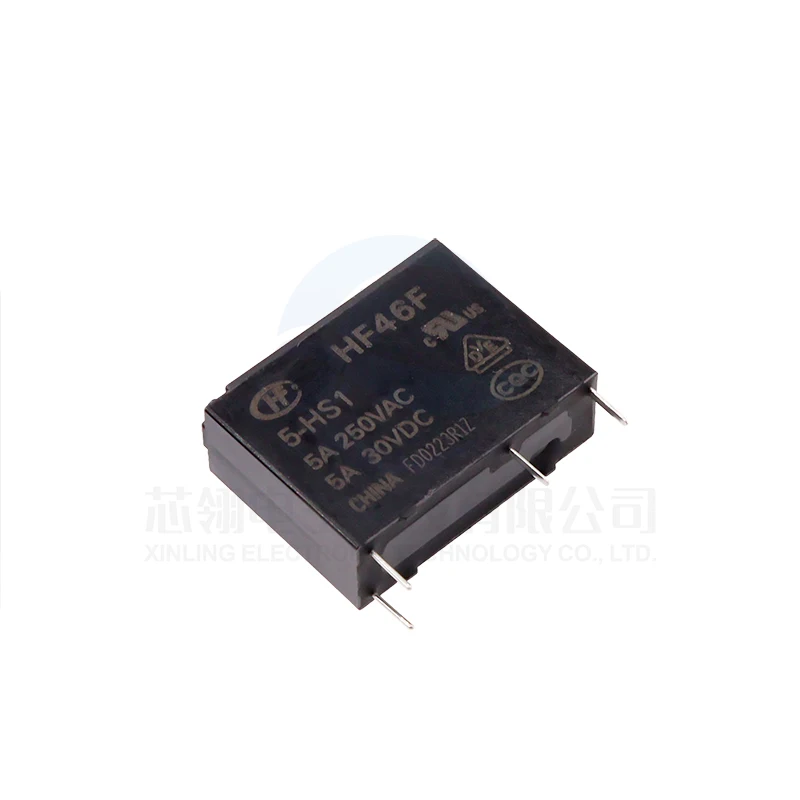 1/5pcs Original Hongfa relay HF46F-005 012 024-HS1 5V 12V 24V 1 set normally open 5A 4 pins