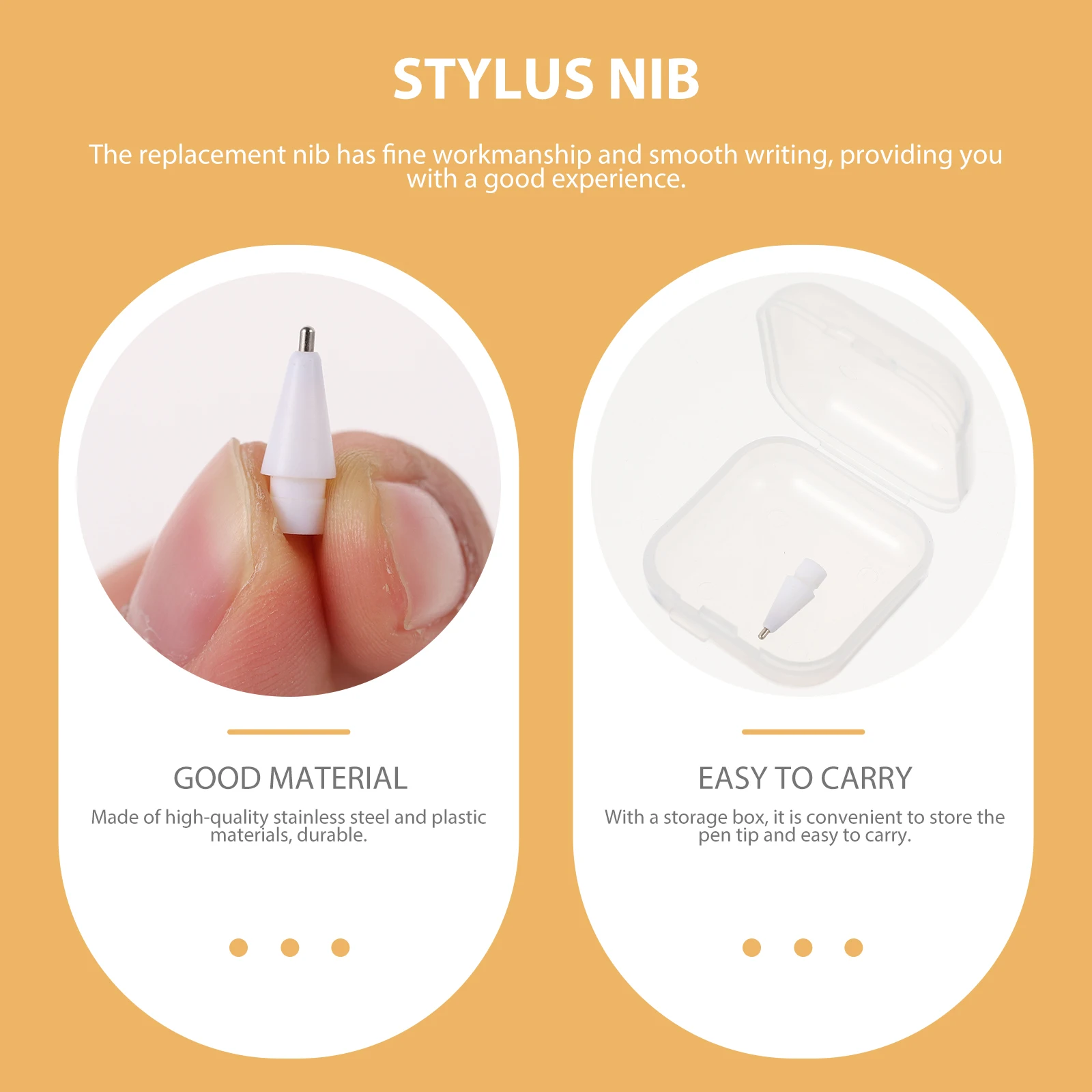 

Replaceable Stylus Tip Lead Pencils Adapter Stainless Steel Lightweight Compact Easy Use Carry Quieter Wear Resistant Plastic