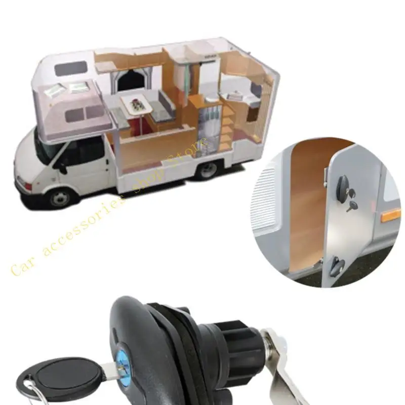 

T21E Universal RV Motorhome Interior Cupboard Cabinet Drawer Security Lock with Keys