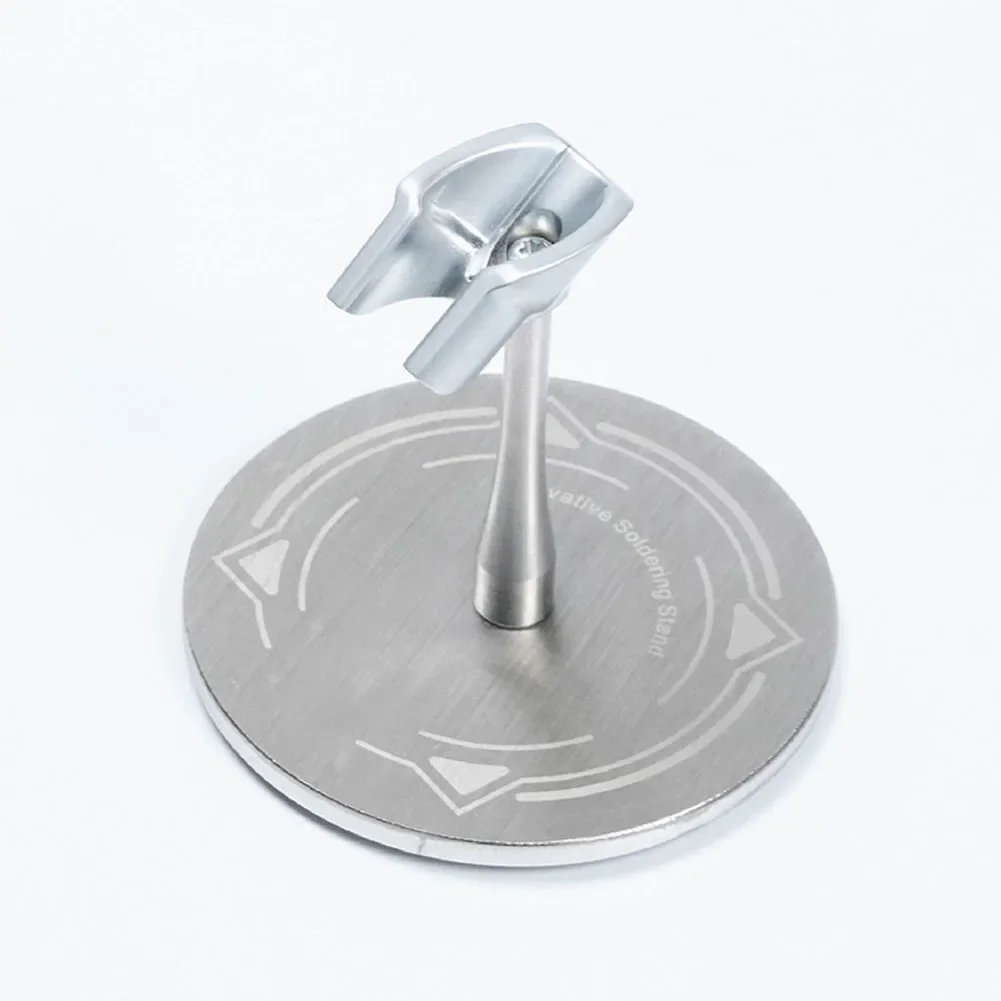 Держатель паяльника из нержавеющей стали, опорная база сварочной станции для TS101, легко носить с собой, подставка для паяльника из нержавеющей стали