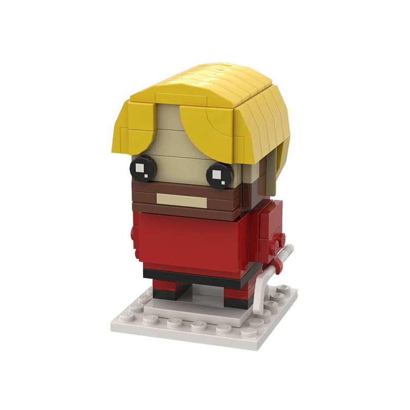 108 Pezzi MOC Brickheadz Modello Jordan Staal, Blocchi da Costruzione, Giocattolo Educativo Creativo Fai-da-Te, Idea Regalo di Natale