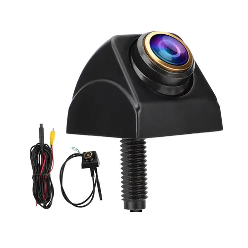 Imagen 2 del producto AHD-cámara de visión trasera para coche, videocámara de 1920x1080P, ojo de pez, lente dorada, visión nocturna Full HD, cámaras delanteras de marcha atrás para vehículo